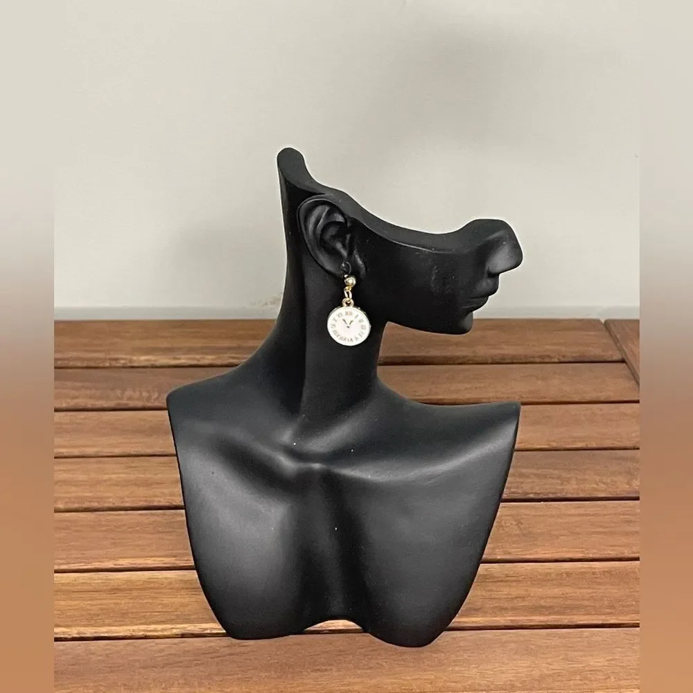 Asymmetric drop earrings